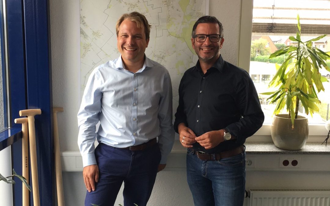 Bürgermeister Dr. Martin Mertens im Gespräch mit Marc Herter MdL über den Strukturwandel in der Region