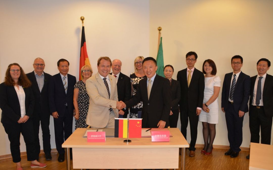 Hochrangiger Besuch aus China im Rommerskirchener Rathaus