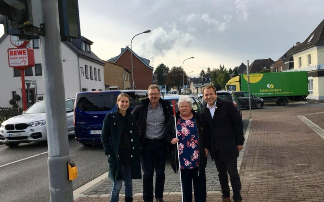 Erste barrierefreie Ampel in Betrieb