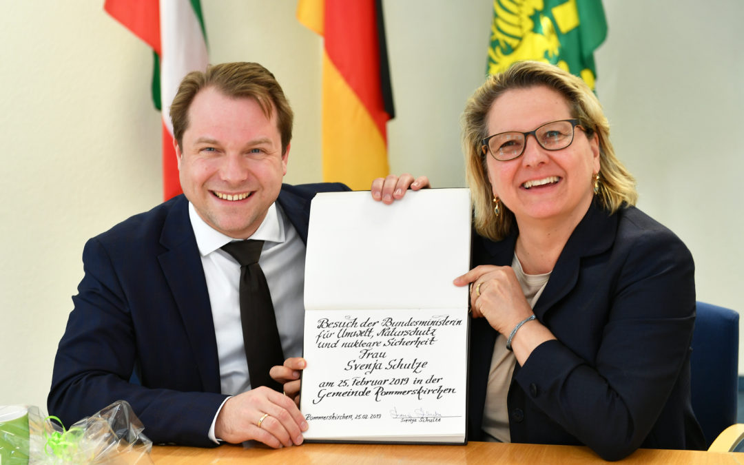 Bundesumweltministerin Svenja Schulze zu Gast in Rommerskirchen