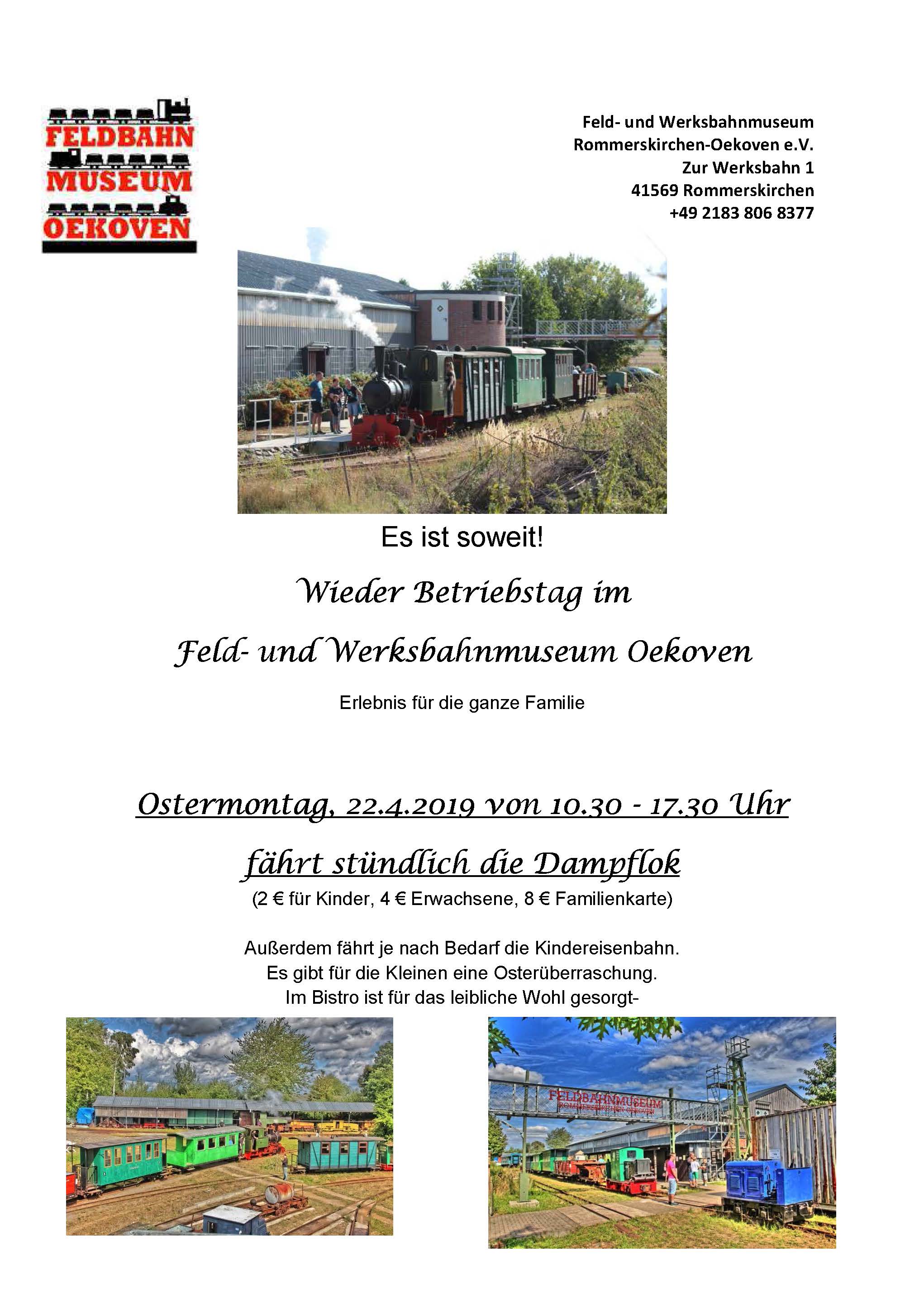Plakat Feld- und Werksbahnmuseum