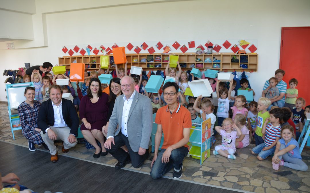 Neues Spielzeug für die Kinder des Familienzentrums Sonnenhaus