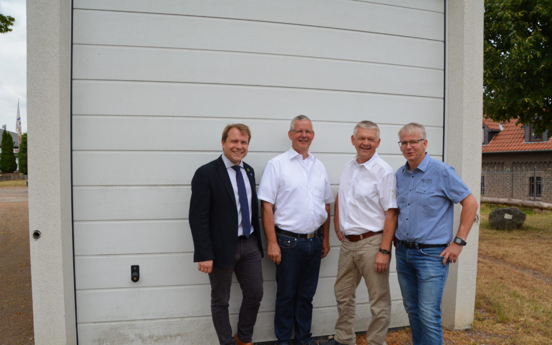Fertiggarage für einen guten und nachhaltigen Zweck gerettet