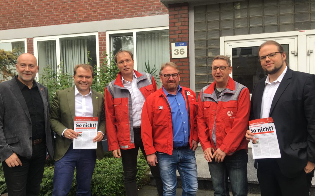 Bürgermeister Dr. Martin Mertens trifft Betriebsrat von Hydro Aluminium