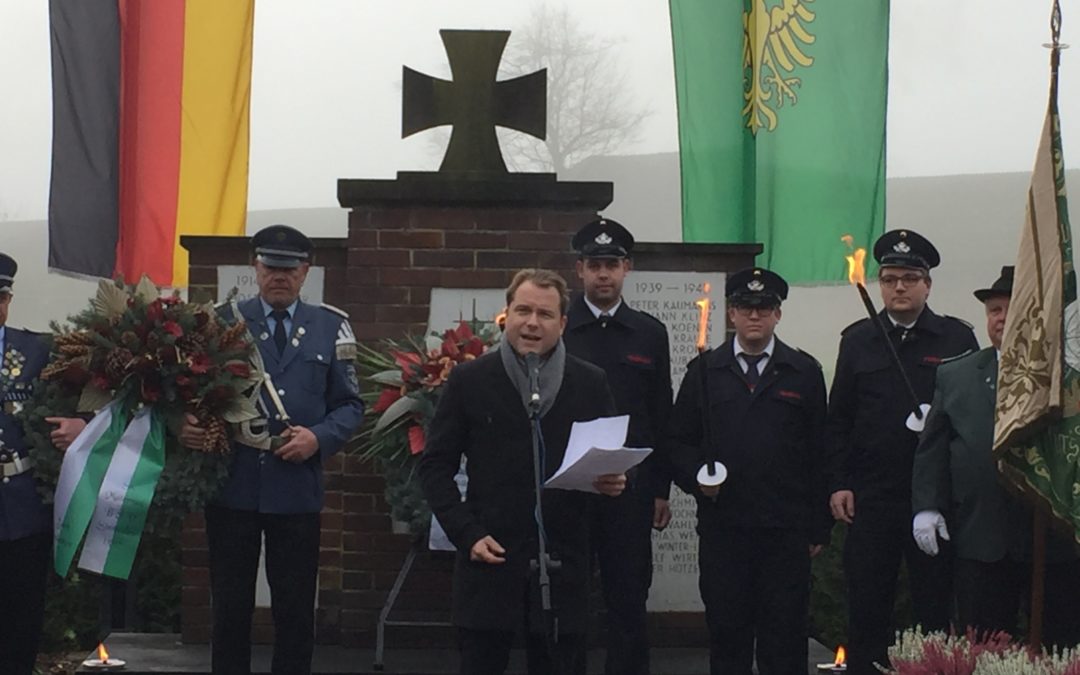 Zentrale Gedenkfeier zum Volkstrauertag