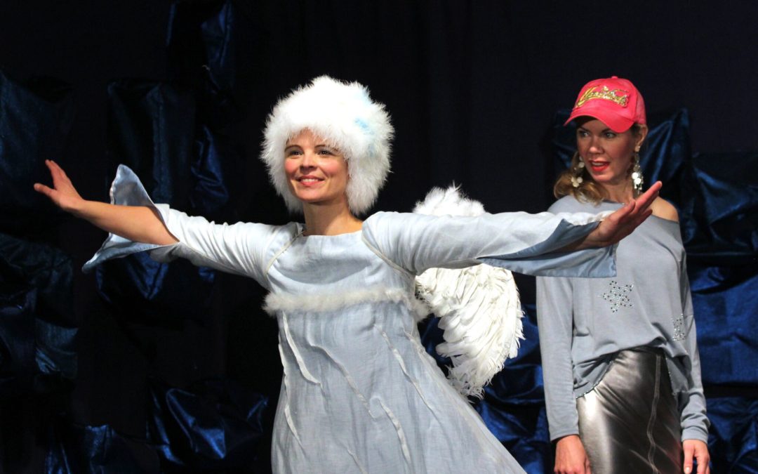 Kindertheater in Rommerskirchen „Wie Engel fliegen lernen“, gespielt vom BrilLe Theater