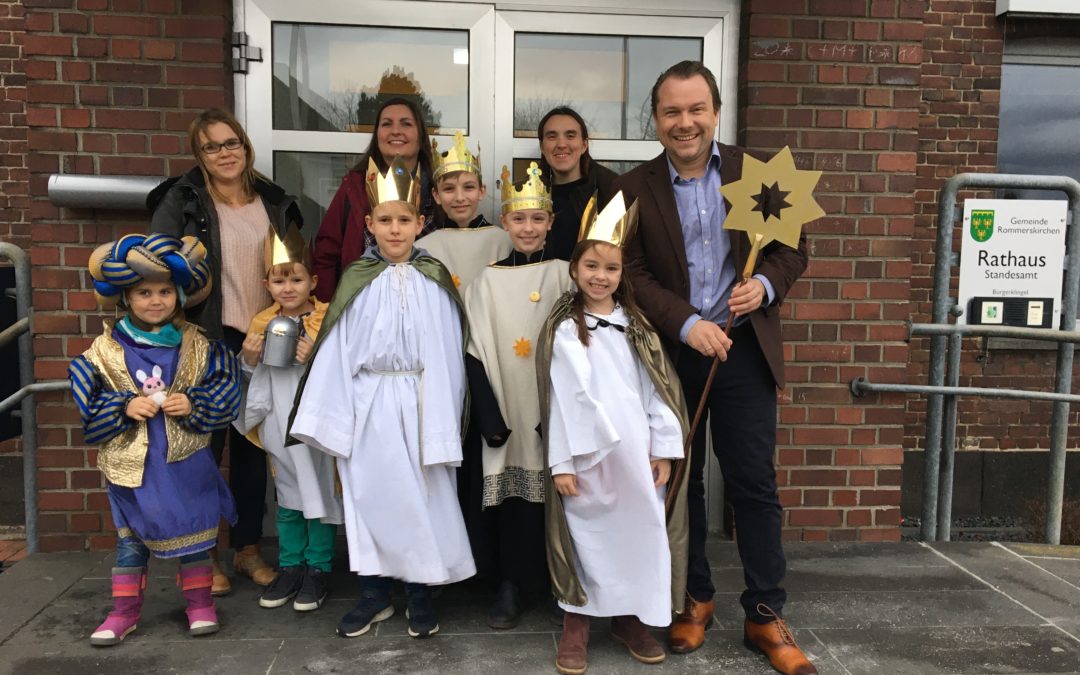 Sternsinger besuchen den Bürgermeister