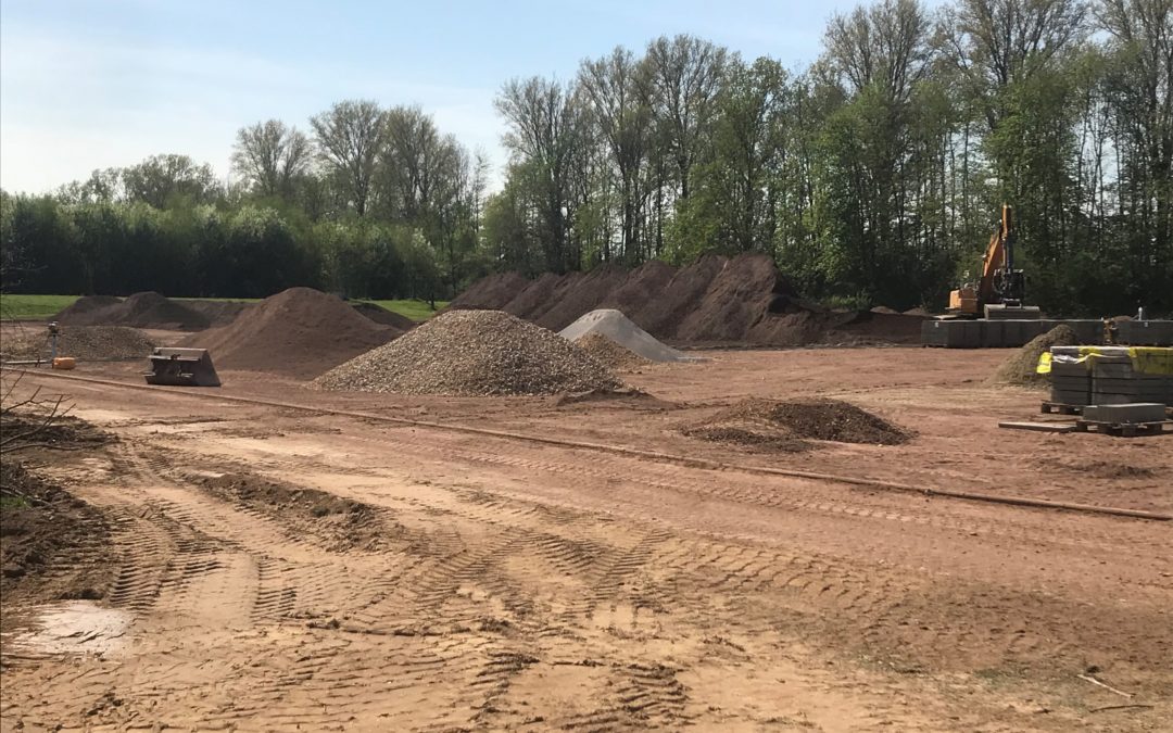 Umgestaltung des Nettesheimer Sportplatzes im vollen Gange