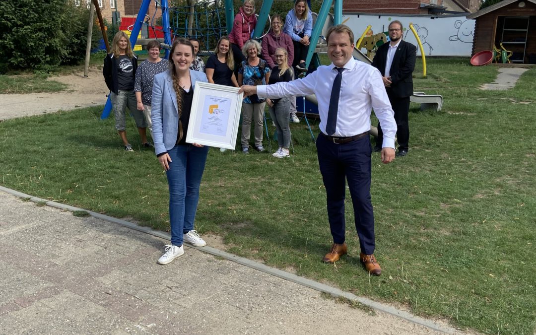 Kindertagesstätte „Sonnenhaus“ erfolgreich als Familienzentrum rezertifiziert