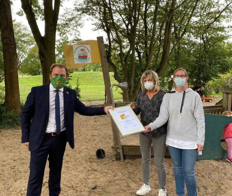 Kindertagesstätte „Abenteuerland“ erfolgreich als Familienzentrum zertifiziert