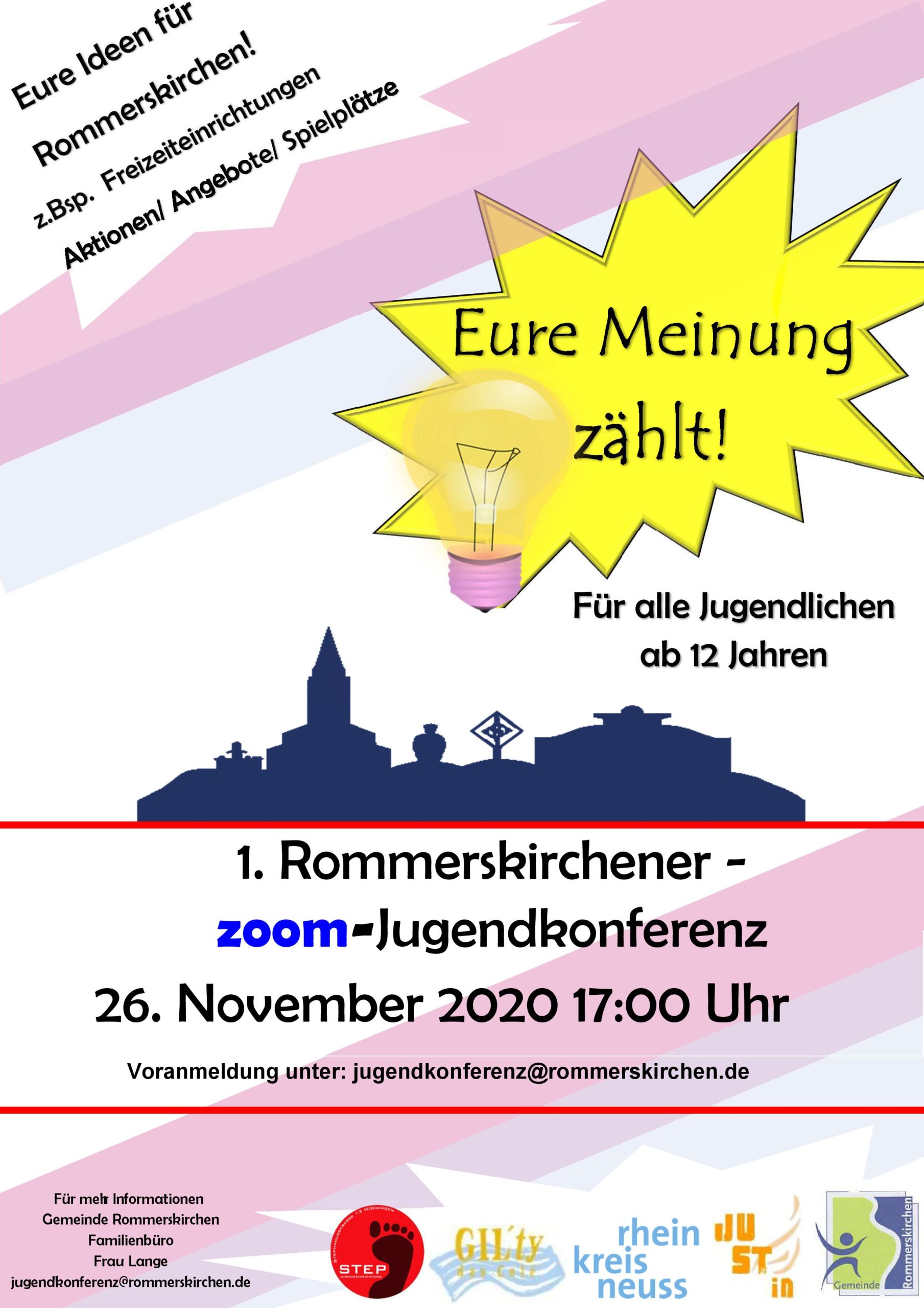 Flyer Jugendkonferenz November 2020