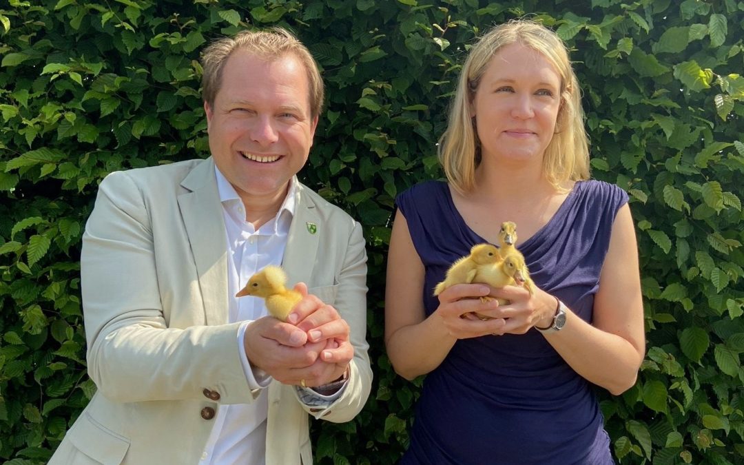 „Es gibt nur eine Welt“ – H(e)Art – Huhn trifft Kunst : Bertamaria Reetz startet ein Projekt mit Herz