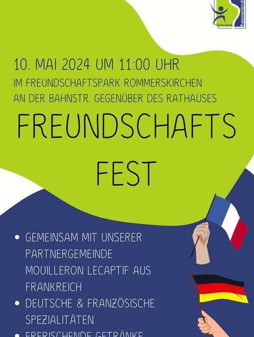 Fest im Freundschaftspark am Tag nach Christi Himmelfahrt