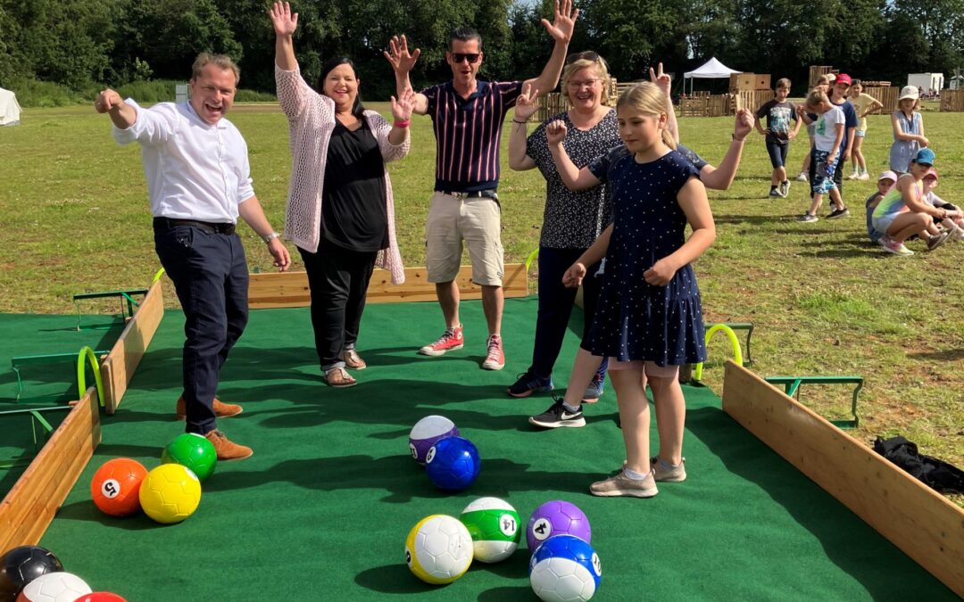 Eine Zeltstadt für Kinder in Frixheim