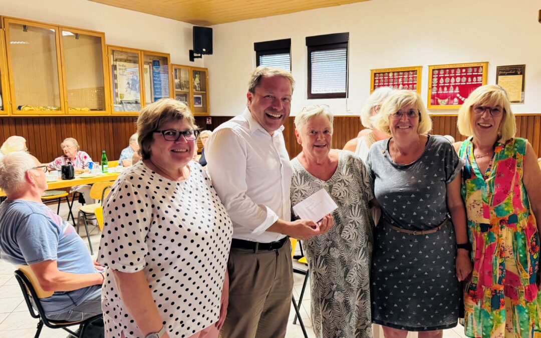 Gemeinde unterstützt Seniorentreff „Hätz & Siel“