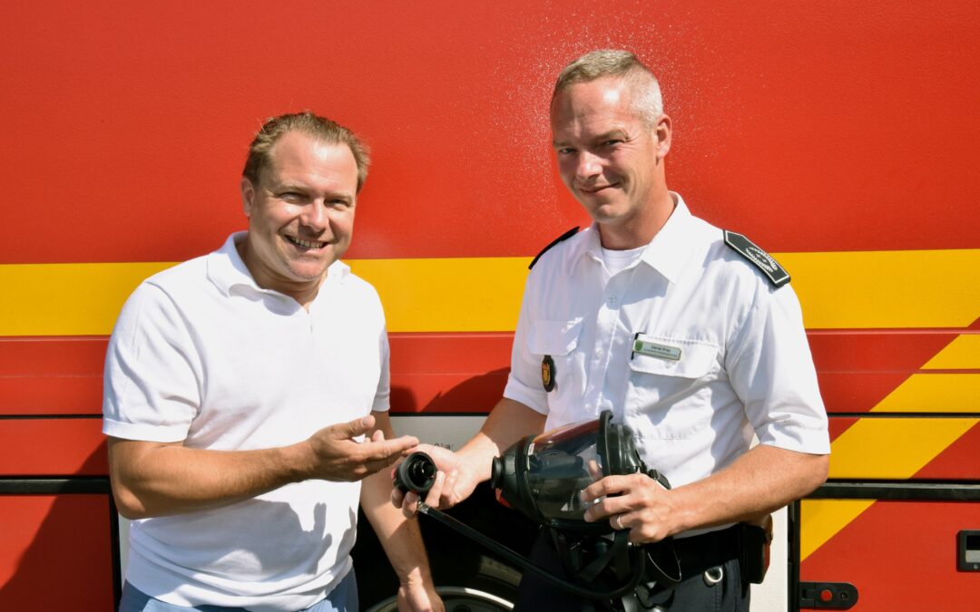 Umrüstung der Atemschutzgeräte und Atemanschlüsse abgeschlossen