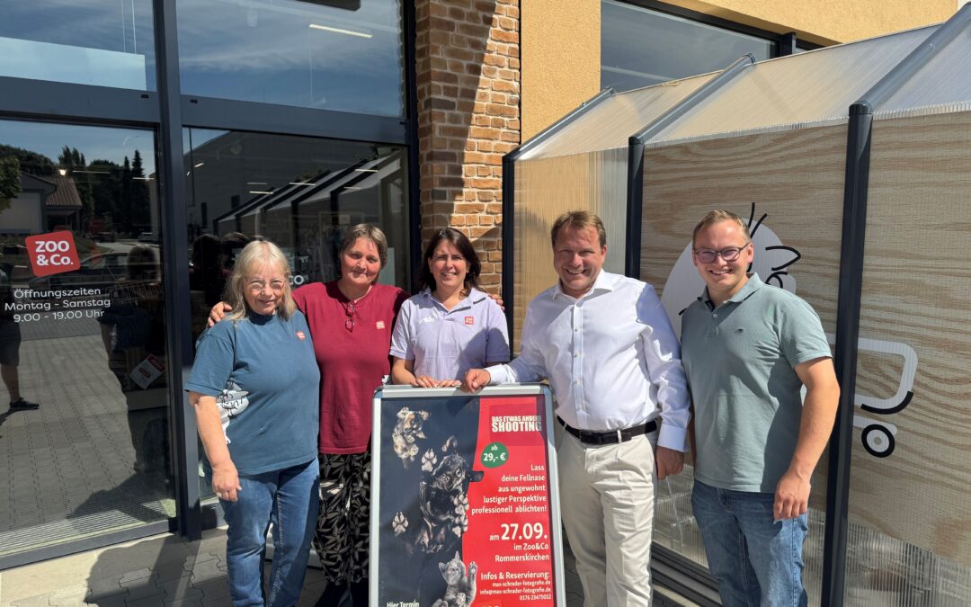 Unternehmensbesuche im Mariannenpark – Zoo & Co und Ernstings’s Mode seit einem Jahr in Rommerskirchen ansässig