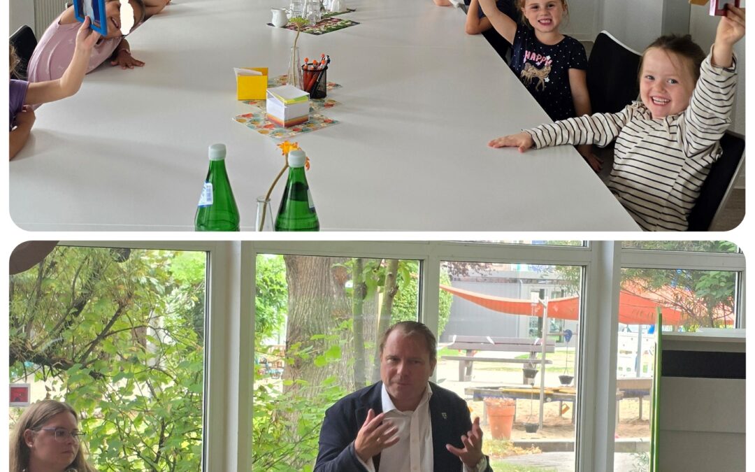 Eröffnung des ersten Kinderparlaments im Familienzentrum Sonnenhaus in Rommerskirchen