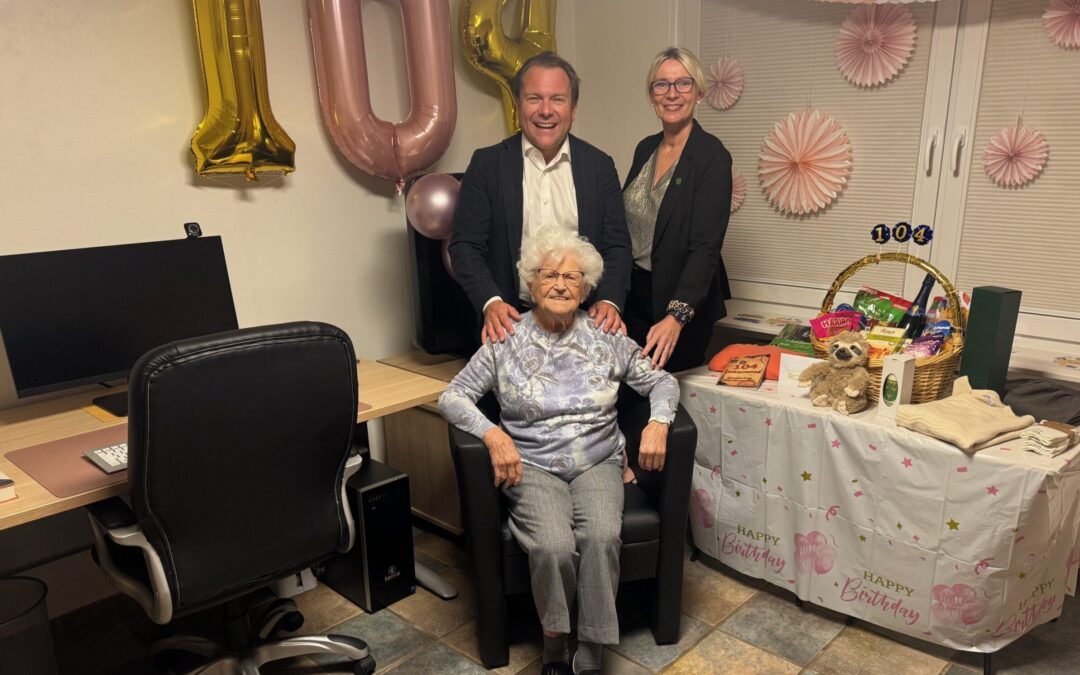 Lieselotte Füller feierte jetzt ihren 104. Geburtstag