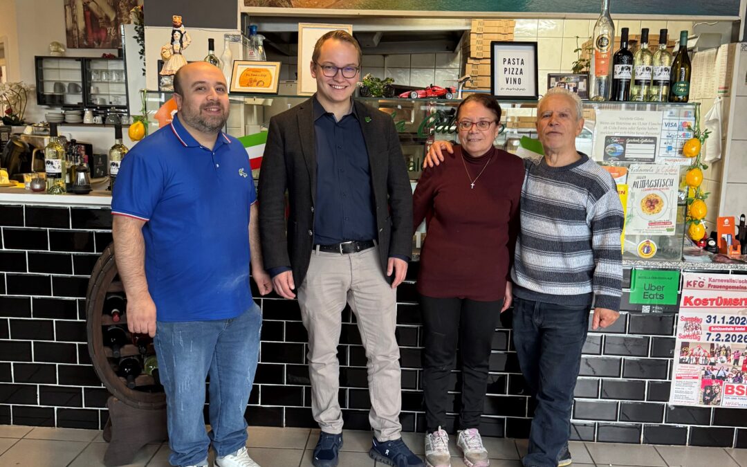 Unternehmensbesuch bei der „Pizzeria La Calabria da Natale“ – Familienbetrieb Mazziotti weiter auf Erfolgskurs