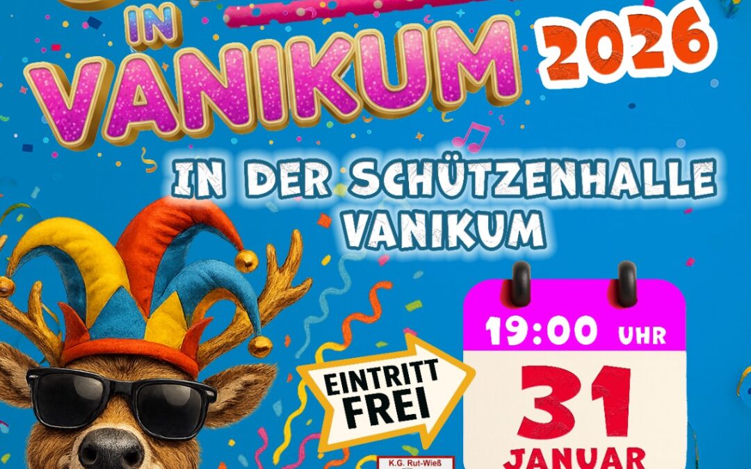 Rheinisch-Karnevalistischer Abend in Vanikum