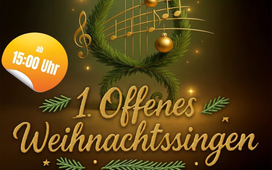 Offenes Weihnachtssingen des MGV Vanikum