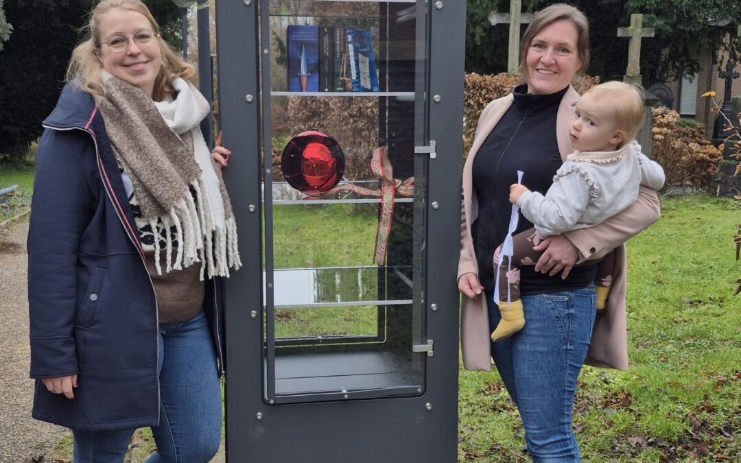 Öffentlicher Bücherschrank im Martinuspark