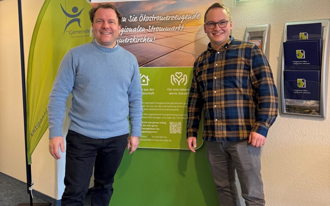 Rommerskirchen liefert regionalen Ökostrom  – auch an Gebäude des Rhein-Kreises Neuss