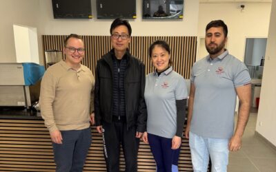 Wirtschaftsförderung besucht den neuen Imbiss „Wok King“