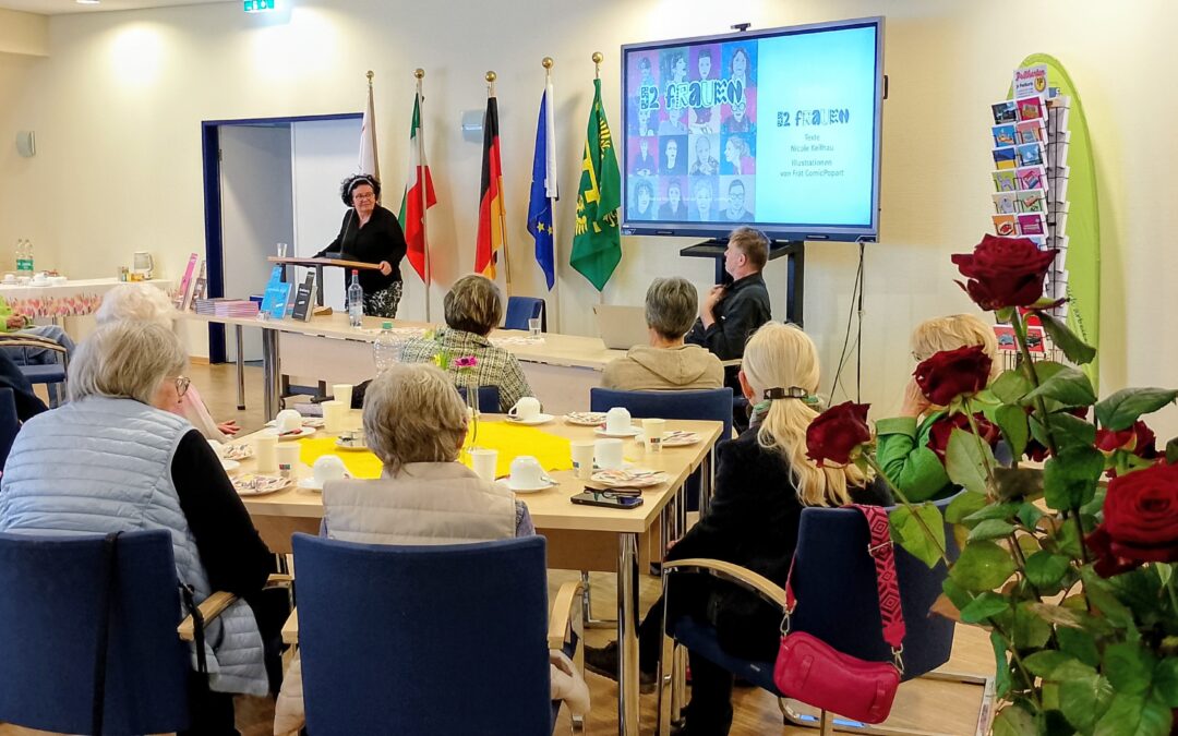 Gleichstellungsbeauftragte Nicole Musiol lud zum Internationalen Frauentag – Lesung mit Nicole Keilhau und „Frät“ Alfred Smeets