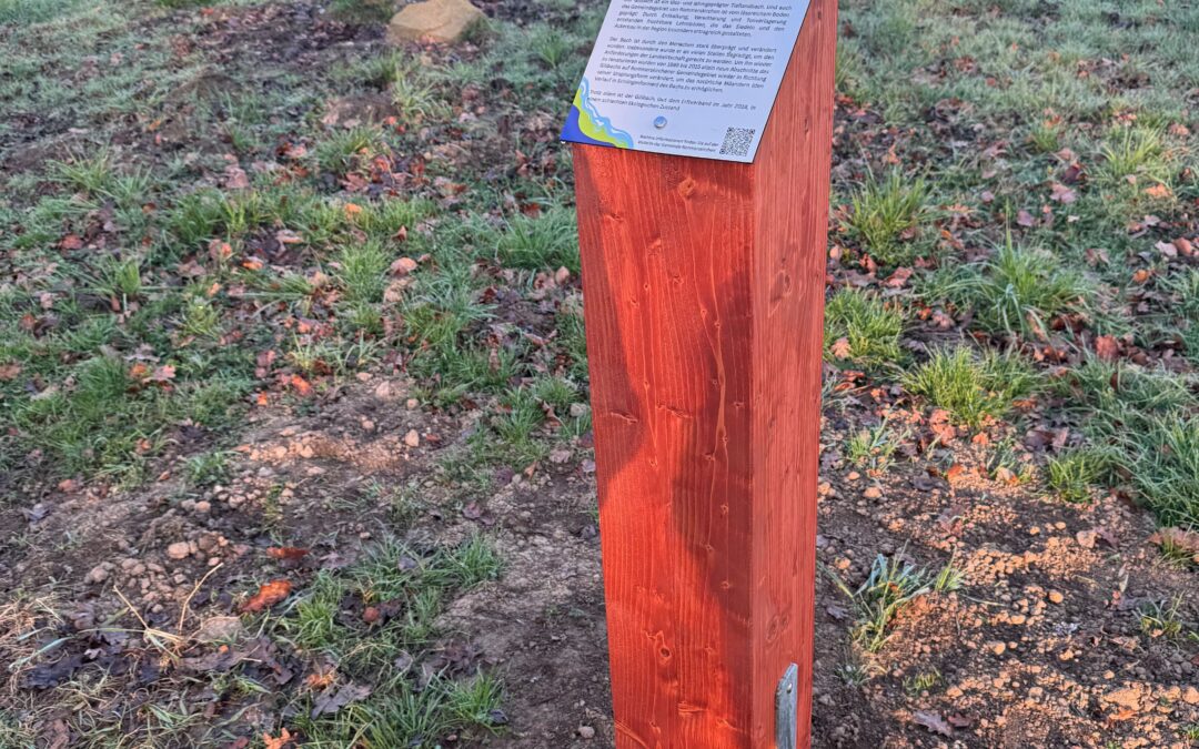 Erste Gillbach-Stelen aufgestellt – Auftakt für Informationsreihe entlang des Gillbachs