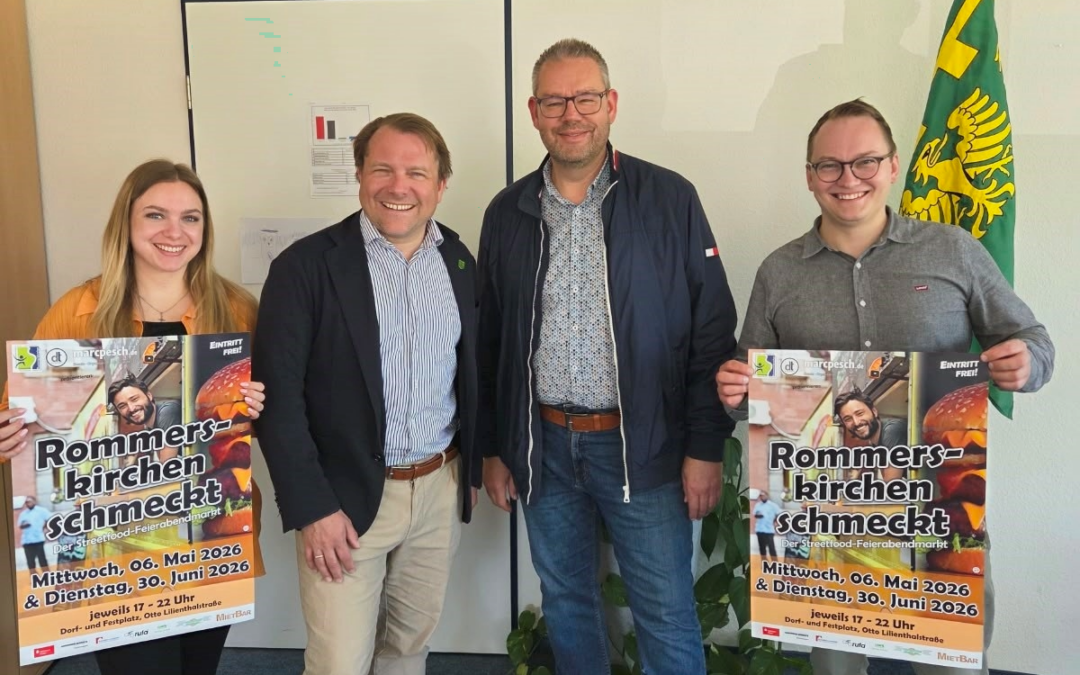 Streetfood-Feierabendmarkt feiert Premiere in Rommerskirchen