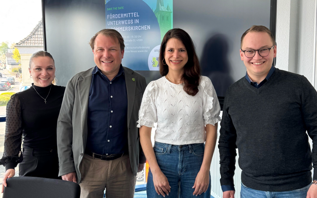 Fördermittel-Sprechstunde im Rathaus Rommerskirchen: großes Interesse an Unterstützungsmöglichkeiten für Unternehmen