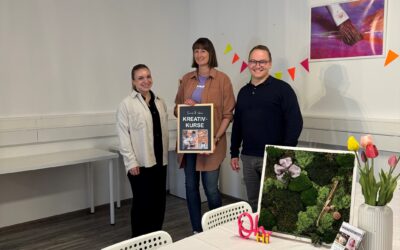 Unternehmensbesuch der Wirtschaftsförderung bei Jana Stanger von „Schaf & Hase“