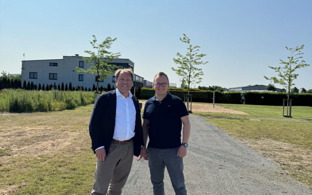 Positiver Zuwendungsbescheid: Gemeinde Rommerskirchen verbessert Dorf- und Festplatz nachhaltig