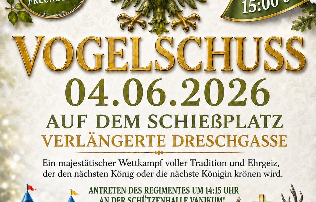 Vogelschuss St. Hubertus Schützenverein Vanikum