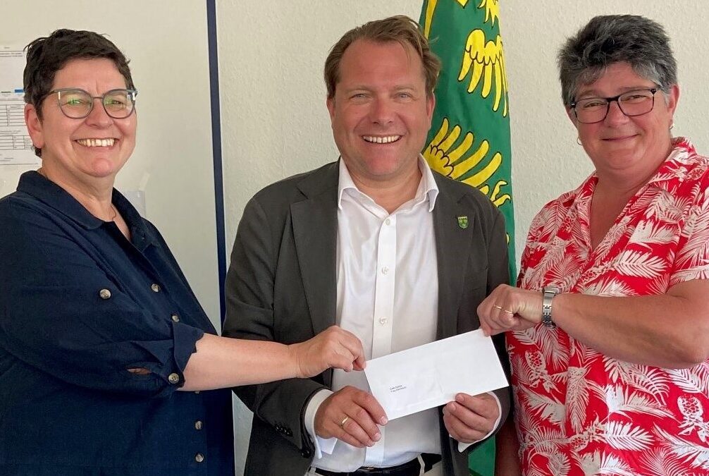 400 Euro für das Café Zeitlos