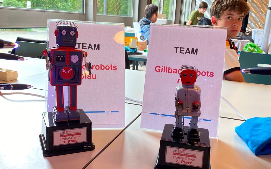 „Gillbach-Robots“ sind als Sieger auf Bezirksebene für die NRW-Meisterschaften qualifiziert