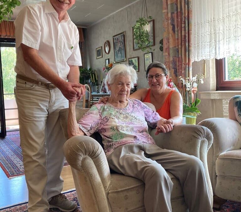 Edeltraud Kühnöl feierte Ihren 95.Geburtstag