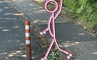 Ein leuchtendes Männlein für mehr Kids-Sicherheit