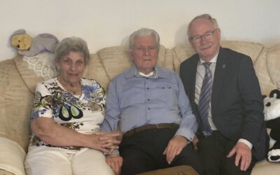 Eiserne Hochzeit Edmund und Gertrud Schöttle