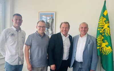 Deutscher Schaustellerbund zu Gast bei Bürgermeister Dr. Martin Mertens – Albert Ritter und Felix Kremer weisen auf zunehmende Belastungen für Schausteller hin